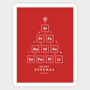 Merry christmas - Merry geexmas - Designers Sticker